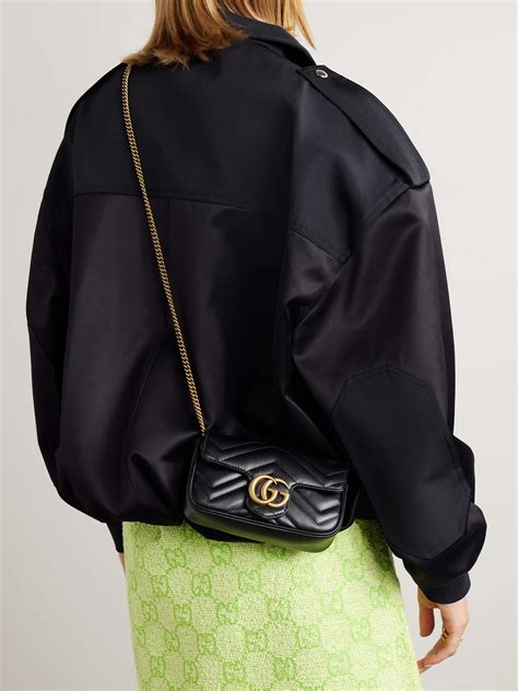 gucci marmont mini 22|Gucci Marmont mini quilted bag.